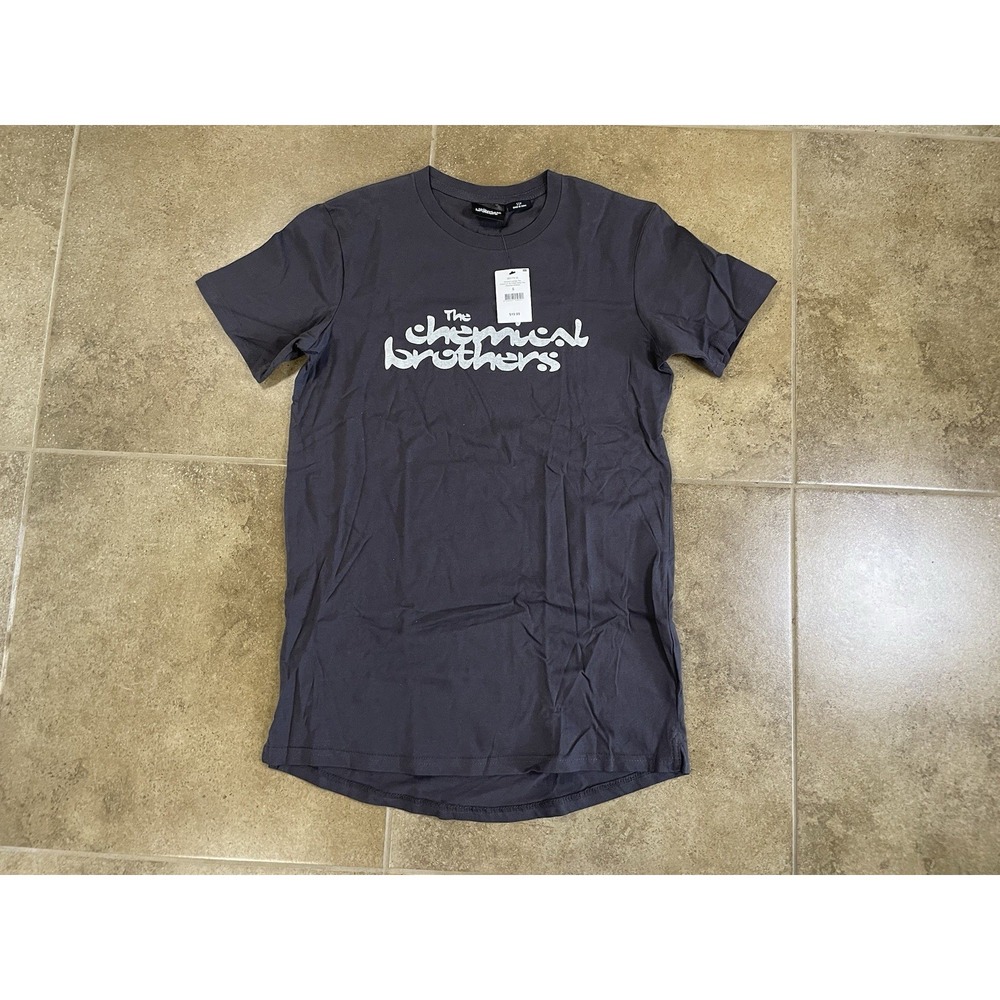 NWT The Chemical Brothers album graphic Unisex Sz S Small Scooped Lounge T-shirt